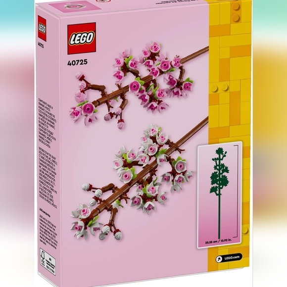 LEGO Cherry Blossoms Celebration Gift, Buildable Floral Display for Creative Kid - Picture 3 of 6